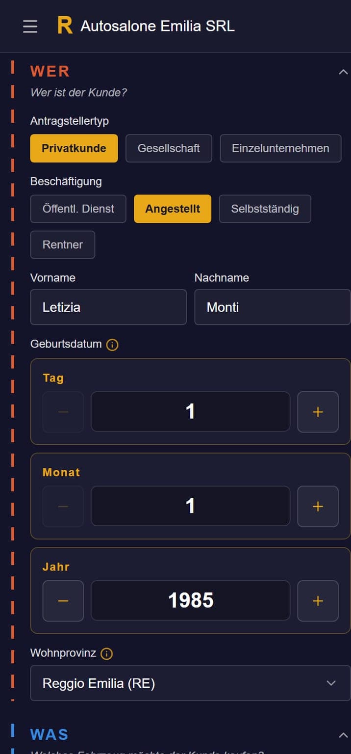 Wer der Kunde ist